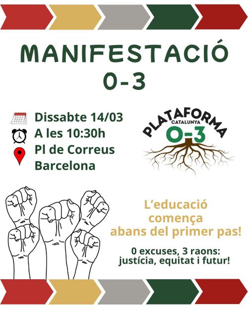 Manifestació 0-3