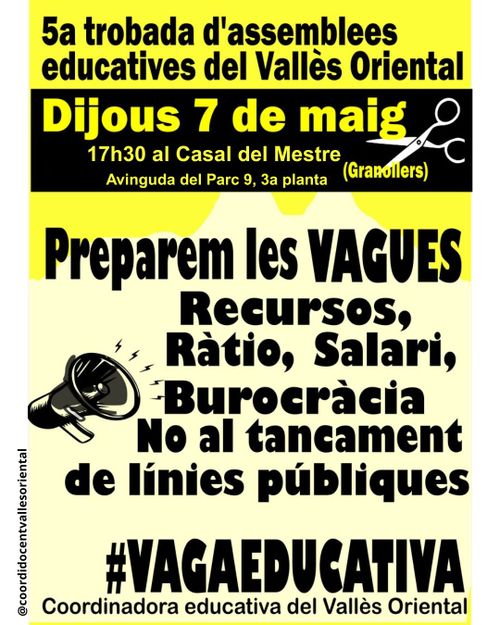 5a trobada d'assemblees educatives del Vallès Oriental