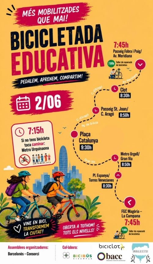 Bicicletada educativa