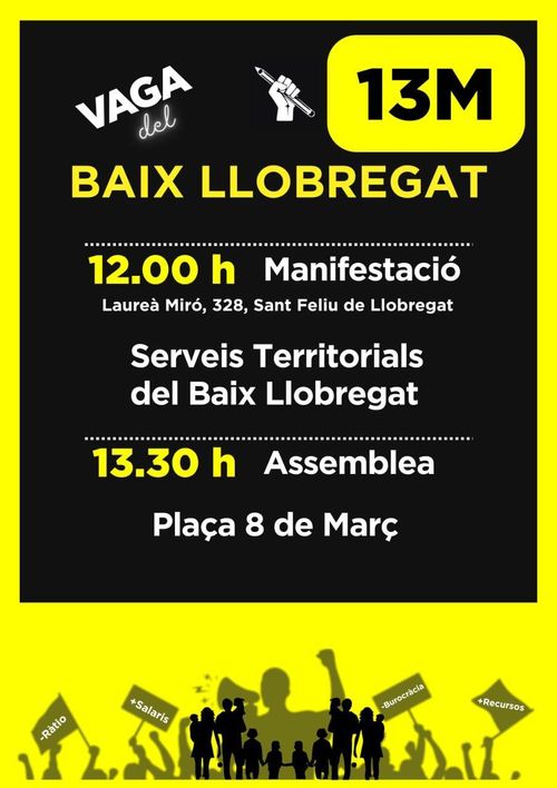 Manifestació Baix Llobregat