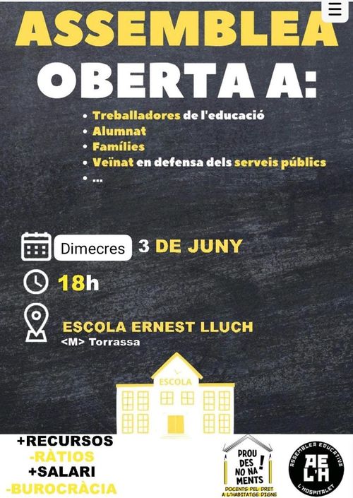 Assemblea L'Hospitalet de Llobregat