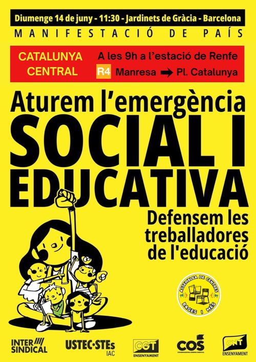 Manifestació de País  (des de Manresa) 