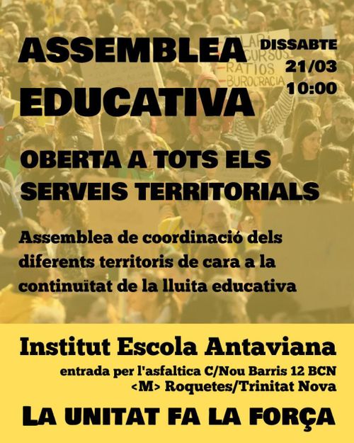 Assemblea educativa