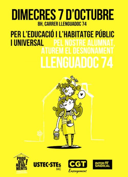 Aturem el desnonament Llenguadoc 74