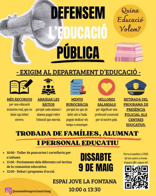 Trobada de famílies, alumnat i personal educatiu
