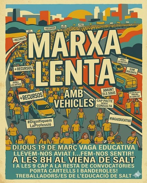 Marxa lenta amb vehicles