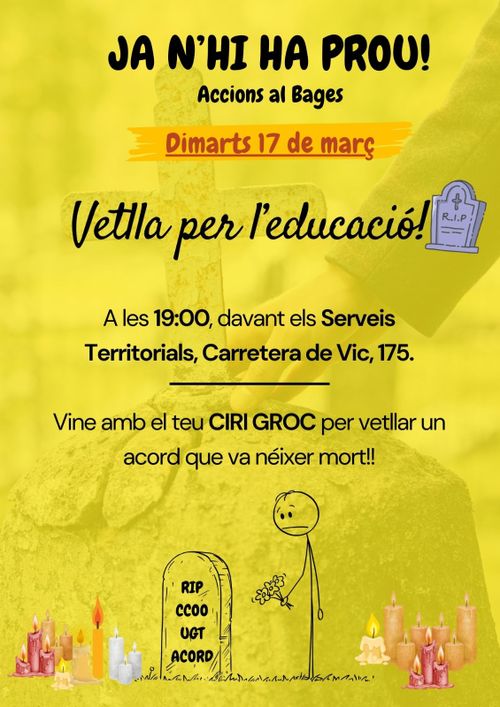 Vetlla per l'educació