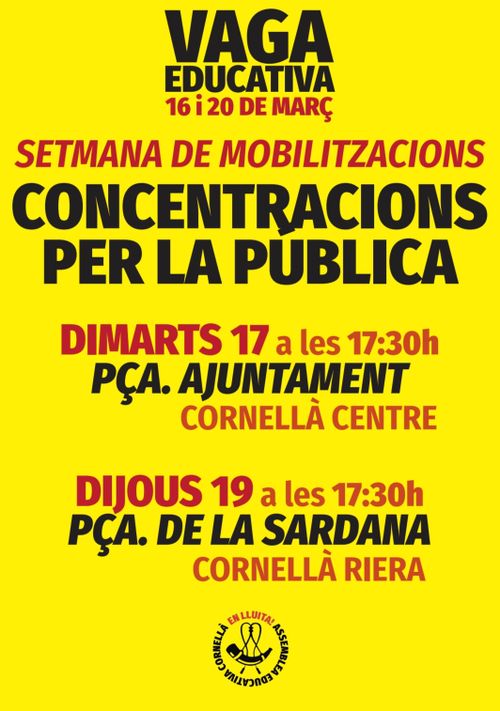 Concentració per la pública 