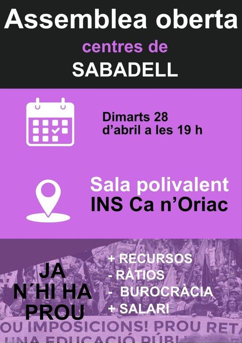 Assemblea docents