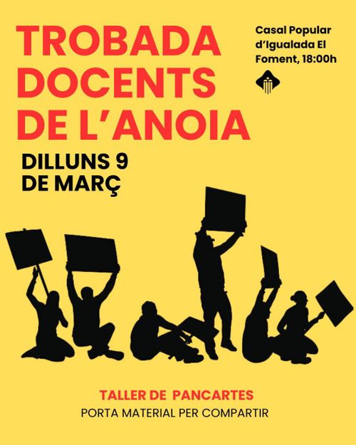Trobada docents de l'Anoia