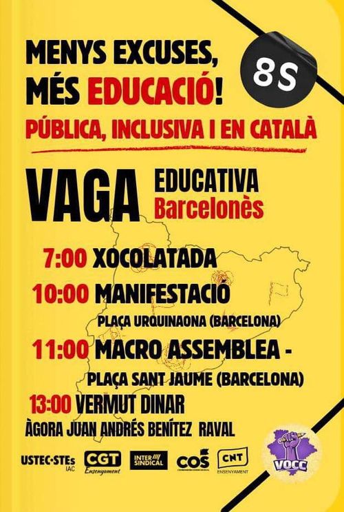 Vaga educativa Barcelonès