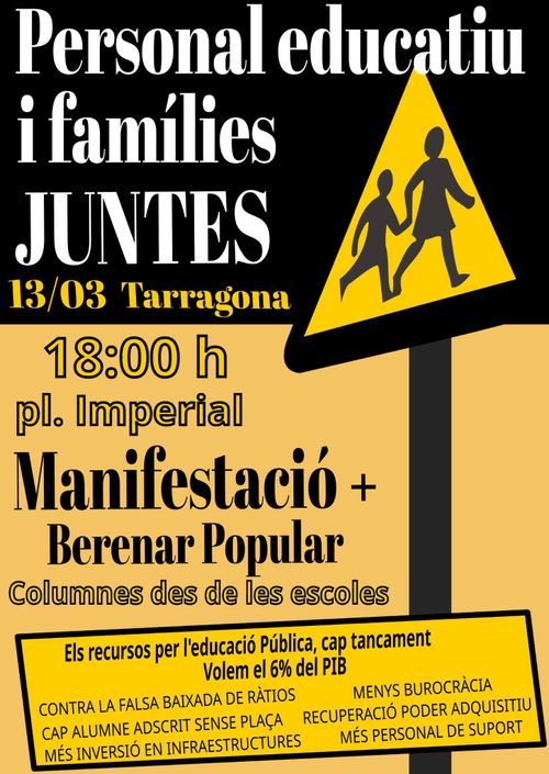 Manifestació + Berenar 
