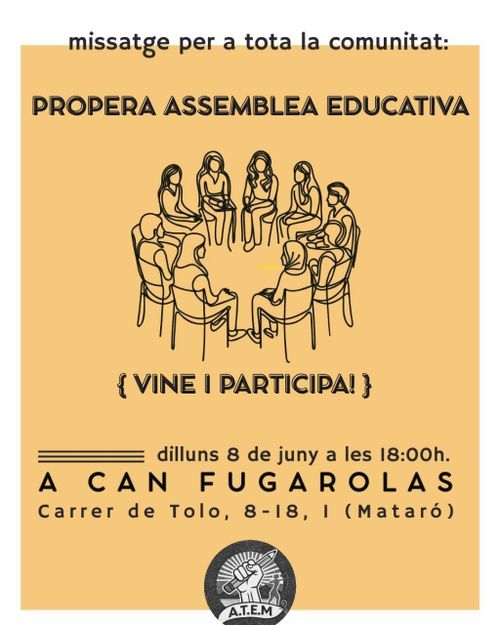 Assemblea de treballadores de l'educació del Maresme ATEM