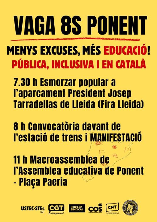 Vaga educativa Ponent