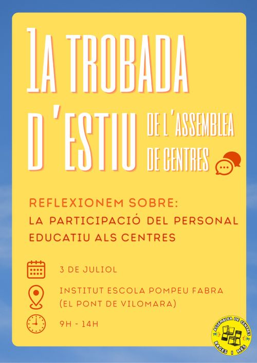 Trobada d'estiu assemblea educativa del Bages