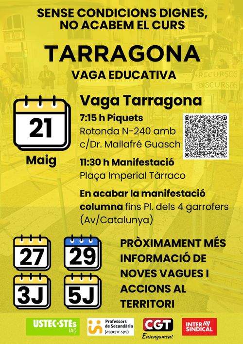 Jornada Vaga  Tarragona