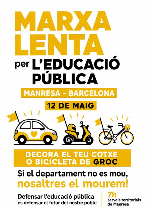 Marxa per l'educació, Manresa