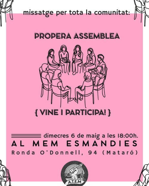 Assemblea Treballadores Educació Maresme
