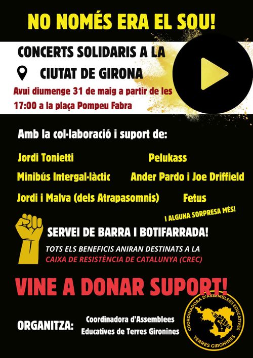 Concerts solidaris a la ciutat de Girona