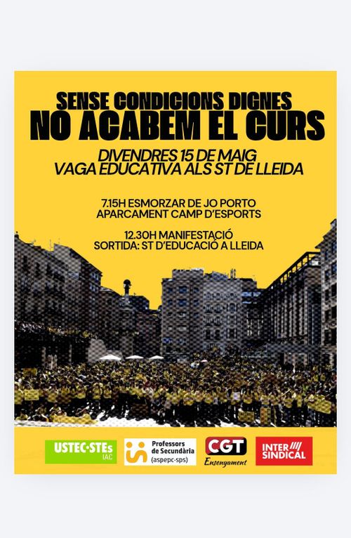 Manifestació Lleida