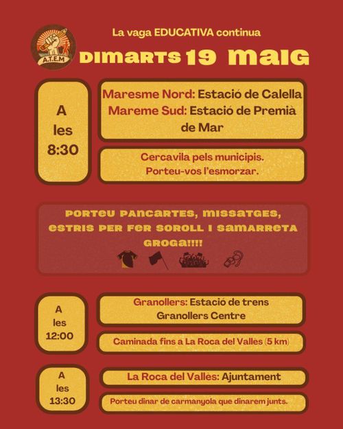Vaga educativa Maresme Vallès Oriental
