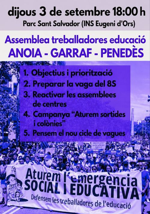 Assemblea Treballadores Anoia-Garraf-Penedès