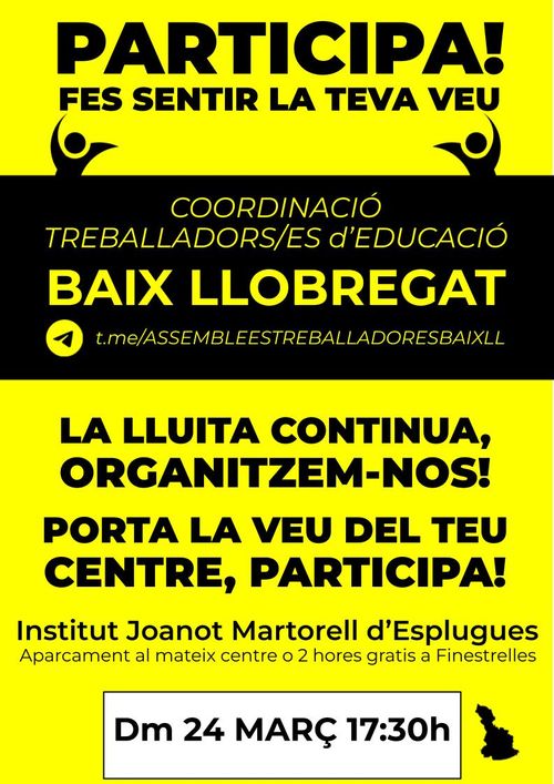 Coordinació treballadors/es d'educació