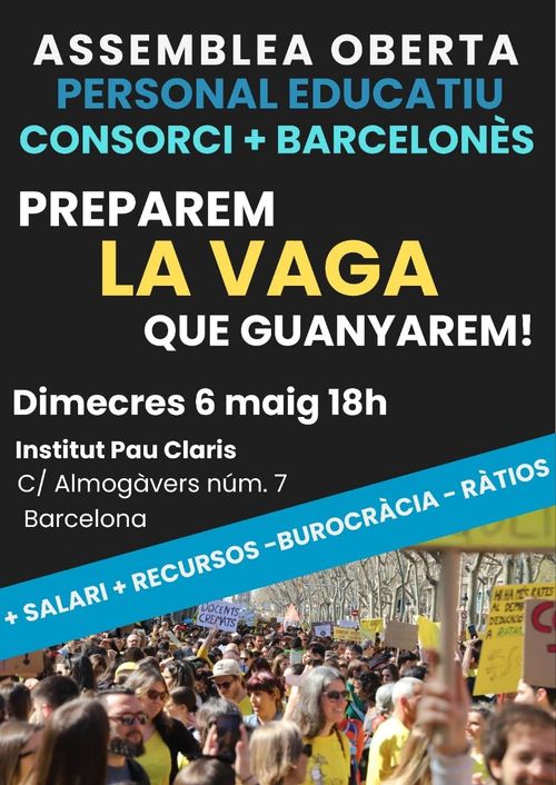 Assemblea oberta Consorci+Barcelonès